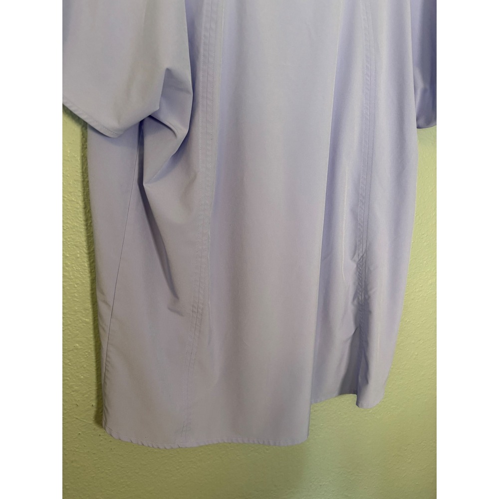 Athleta Zephyr V-Neck Top Lavender Purple Short Sleeve Size Medium - Picture 8 of 10